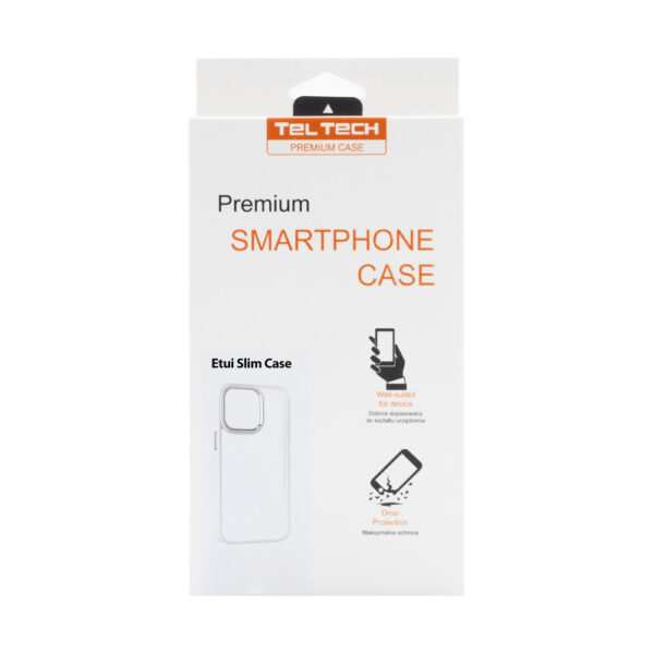 TELTECH PREMIUM ETUI SLIM CASE 2MM IPHONE 16 PRO PRZEŹROCZYSTA 5904238720622