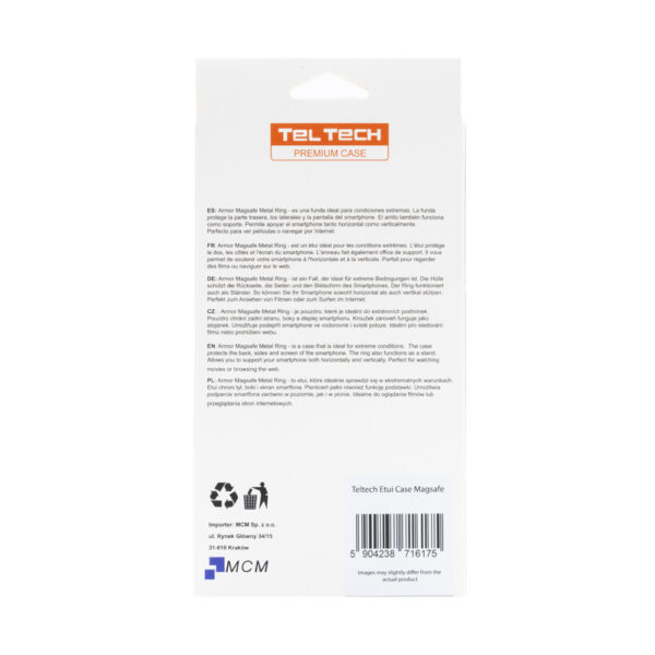 TELTECH MAGSAFE MAGNETIC CASE DO IPHONE 14 PRO PRZEŹROCZYSTY ETUI NAKŁADKA TRANSPARENT 5904238716199