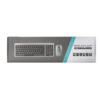 KLAWIATURA + MYSZ OPTYCZNA BEZPRZEWODOWA SREBRNA IMAC ZESTAW 5904238704431