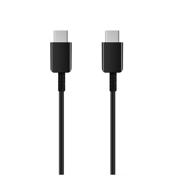 SAMSUNG ŁADOWARKA SIECIOWA TYP-C 3A 25W CZARNY EP-TA800 + KABEL TYP-C - TYP-C DG977 5415247293583