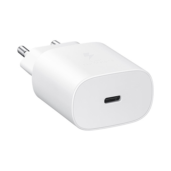 SAMSUNG ŁADOWARKA SIECIOWA TYP-C 25W 3A BIAŁA  EP-TA800 + KABEL TYP-C - TYP-C DG977 4260381643289