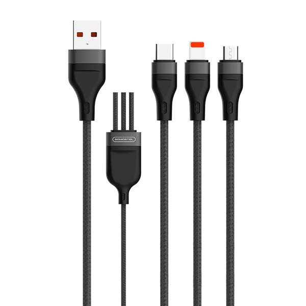 ZESTAW ECOBOX TRANSMITER FM  12/24 V BLUETOOTH 2 X USB + PD 20W + KABEL USB 3W1  CZARNY 2,4A