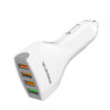 ŁADOWARKA SAMOCHODOWA 3A+2.4A BIAŁA SOMOSTEL 3100mA + 2400mA 4XUSB DUAL SA66W QUICK CHARGE QC 3.0 SMS-A66 5902012966693