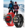 ZEGAREK SPORTOWY SMARTWATCH SENBONO X28 CZERWONY Full HD 360x360, POMIAR SpO2, METALOWA KOPERTA 5904238703137