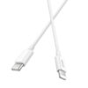 DENMEN KABEL USB PD TYP-C - LIGHTNING 20W 3,6A WZMACNINANY BIAŁY 2M D65 6973224877526