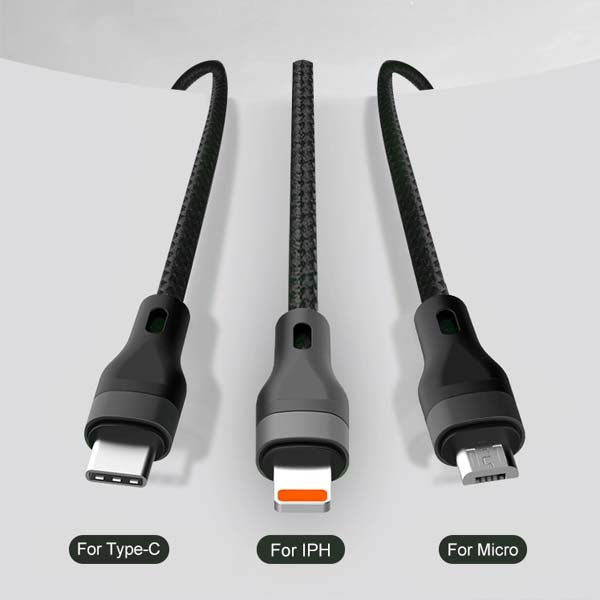 ZESTAW ECOBOX TRANSMITER FM  12/24 V BLUETOOTH 2 X USB + PD 20W + KABEL USB 3W1  CZARNY 2,4A