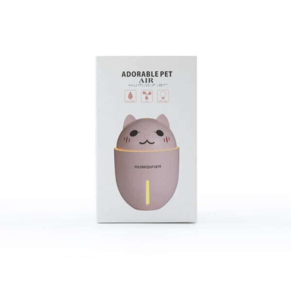 ECOBOX DYFUZOR ZAPACHOWY - NAWILŻACZ ULTRADZWIĘKOWY KITTY 4W1 LED NIEBIESKI 5904238704349