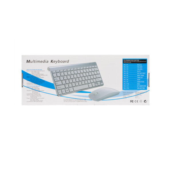 ECOBOX KLAWIATURA + MYSZ OPTYCZNA BEZPRZEWODOWA CZARNA IMAC MINI