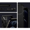SPIGEN RUGGED ARMOR IPHONE 13 MATTE BLACK ETUI POKROWIEC BACK CASE CZARNY 8809811852165
