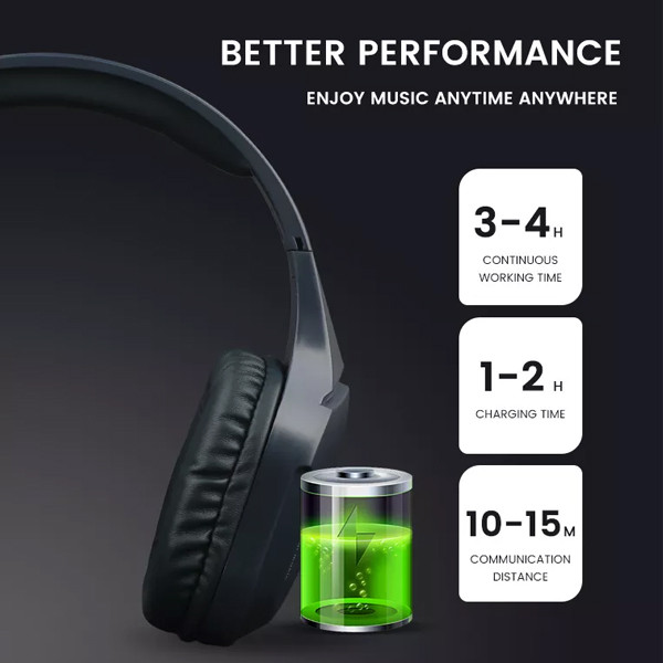 SŁUCHAWKI NAUSZNE BLUETOOTH SOMOSTEL GAMING STEREO CZERWONE SMS-CJ08 5904238701744