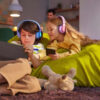 SŁUCHAWKI NAUSZNE BEZPRZEWODOWE BLUETOOTH DLA DZIECI PHILIPS NIEBIESKIE TAK4206BL/00 4895229117549