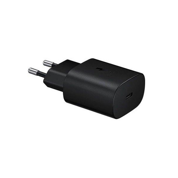 SAMSUNG ŁADOWARKA SIECIOWA TYP-C 3A 25W CZARNY EP-TA800 + KABEL TYP-C - TYP-C DG977 5415247293583