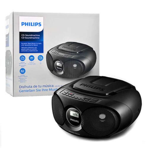 RADIOODTWARZACZ PHILIPS BOOMBOX CD CZARNY AZ215B/12 6951613992128