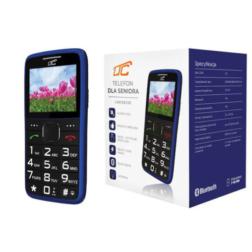 LTC Telefon dla seniora MOB20  2G niebieski Po zwrocie używany 5902270768978