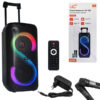 RGB GŁOŚNIK BLUETOOTH LTC 2X8`` 400W, 2 MIKROFONY I PILOT USB/SD/AUX 7200MAH  LXPA8810 5902270786804