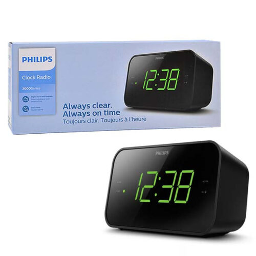 CYFROWE RADIO BUDZIK ALARM PHILIPS FM TAR3306/12 4895229116641