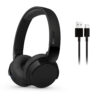 PHILIPS  NAUSZNE SŁUCHAWKI BEZPRZEWODOWE CZARNE TAH3209BK/00 4895229139718