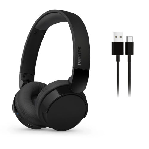 PHILIPS  NAUSZNE SŁUCHAWKI BEZPRZEWODOWE CZARNE TAH3209BK/00 4895229139718