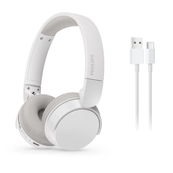 PHILIPS NAUSZNE SŁUCHAWKI BEZPRZEWODOWE BIAŁY TAH3209WT/00 4895229139725