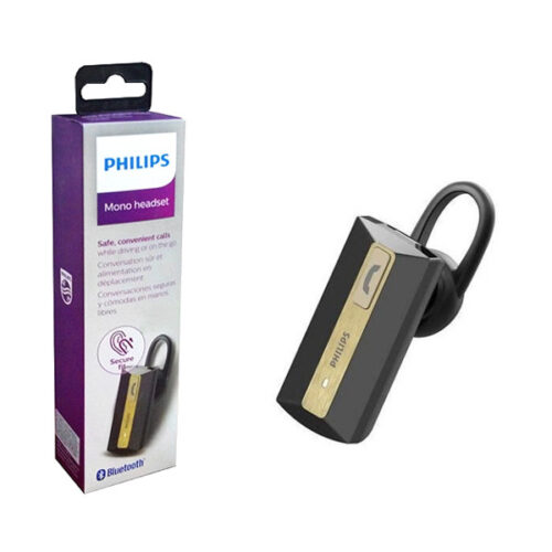 Philips Słuchawka bluetooth Czarny  Phil-SHB1202/10 4895185620008