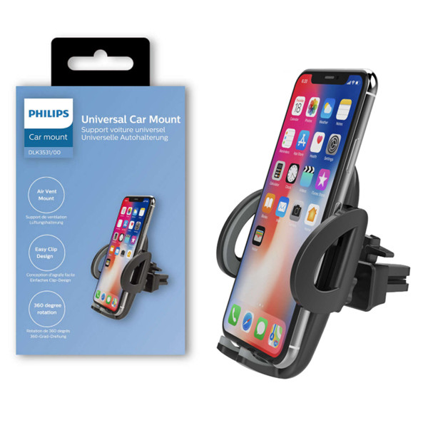 Philips Uchwyt samochodowy Czarny  Phil-DLK3531/00 4895229103863