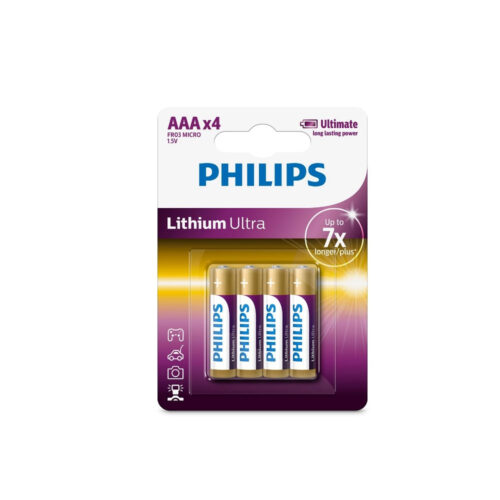 Philips bateria litowa AAA ultra   4szt Phil-FR03LB4A/10 8712581359430