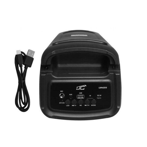 RGB GŁOŚNIK BLUETOOTH LTC 2X3`` USB/SD/AUX 4000MAH LXPA3313 5902270786781