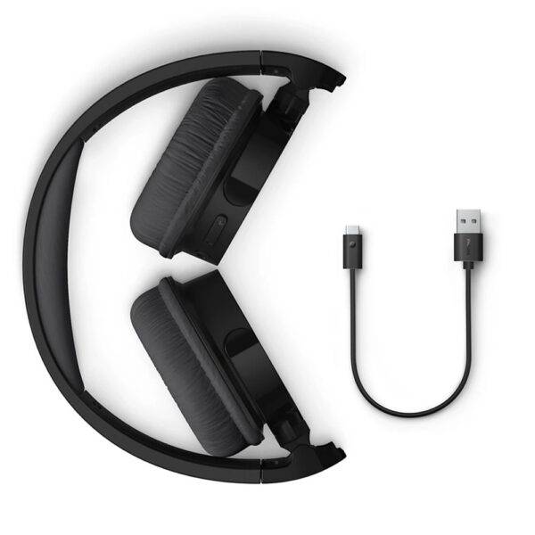 PHILIPS  NAUSZNE SŁUCHAWKI BEZPRZEWODOWE CZARNE TAH3209BK/00 4895229139718
