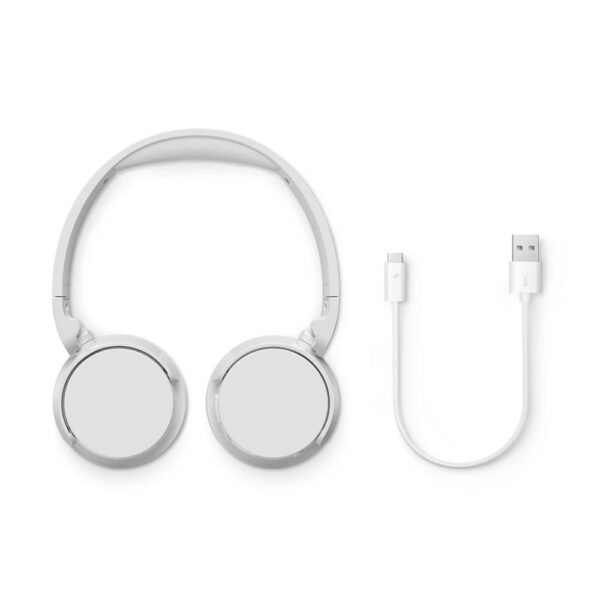 PHILIPS NAUSZNE SŁUCHAWKI BEZPRZEWODOWE 4000 series BIAŁY TAH4209WT/00 4895229139749