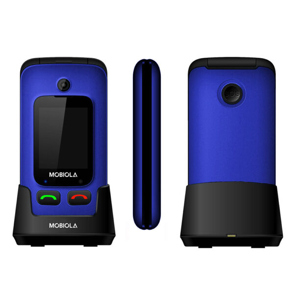 Mobiola Telefon dla seniora MB610 2G  niebieski Po zwrocie używane 8594203271463