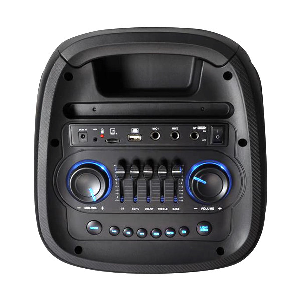 RGB GŁOŚNIK BLUETOOTH LTC 2X8`` 400W, 2 MIKROFONY I PILOT USB/SD/AUX 7200MAH  LXPA8810 5902270786804