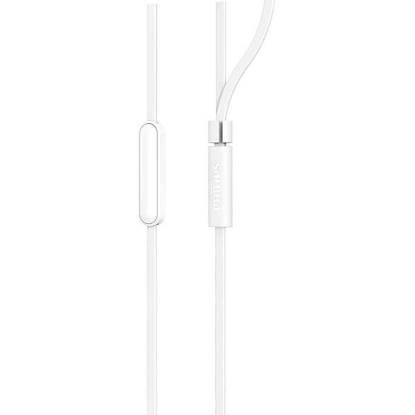 SŁUCHAWKI PHILIPS DOUSZNE PRZEWODOWE BIAŁE TAE1105WT 4895229110397