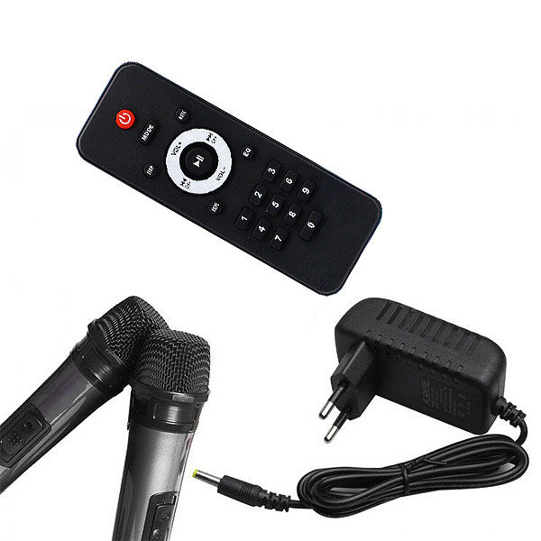 RGB GŁOŚNIK BLUETOOTH LTC 2X8`` 400W, 2 MIKROFONY I PILOT USB/SD/AUX 7200MAH  LXPA8810 5902270786804