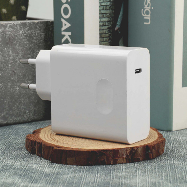 ŁADOWARKA SIECIOWA 65W GAN + KABEL TYP-C DO TYP-C BIAŁA SOMOSTEL POWER DELIVERY Q15 PD