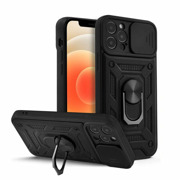 Nakładka Defender Slide case do iPhone 16 PRO czarny 5907457779495