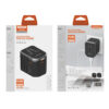 Somostel adapter zasilania cały świat 2x USB / Typ-C 20W QC PD czarny SMS-Q43