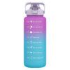TRUSTY BUTELKA SPORTOWA / MOTYWACYJNA BIDON REFILL FIOLETOWO-NIEBIESKI 2000ml
