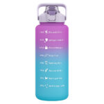 TRUSTY BUTELKA SPORTOWA / MOTYWACYJNA BIDON REFILL FIOLETOWO-NIEBIESKI 2000ml