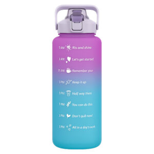 TRUSTY BUTELKA SPORTOWA / MOTYWACYJNA BIDON REFILL FIOLETOWO-NIEBIESKI 2000ml