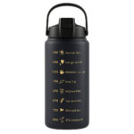 TRUSTY BUTELKA SPORTOWA / MOTYWACYJNA BIDON REFILL CZARNA ZŁOTY 2000ml