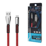 ECOBOX KABEL USB MICRO 2.4A CZERWONY QUICK CHARGER QC 3.0 1M BW02