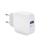 Economy Ładowarka sieciowa Faston USB 3A 15W Quick Charge QC3.0 Biały