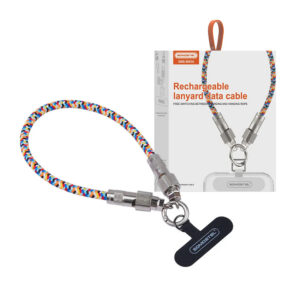 Somostel Smycz na nadgarstek + kabel Typ-C - Lightning 27W Kolorowa SMS-BW34