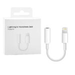 ADAPTER LIGHTNING DO MINI JACK 3,5MM PRZEJŚCIÓWKA BIAŁY IPHONE MMX62ZM BOX APPX