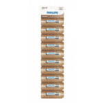 Philips Bateria Alkaliczna AAA LR03 LR3 Alkaline AAA LR03 10szt Phil-LR03AL10S/10