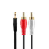ECONOMY KABEL STEREO 1,5M CHINCH RCA DO JACK 3,5 CALA