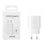 SAMSUNG ŁADOWARKA SIECIOWA TYP-C 25W 3A EP-TA800 25W BIAŁY