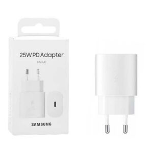 SAMSUNG ŁADOWARKA SIECIOWA TYP-C 25W 3A EP-TA800 25W BIAŁY