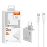 Somostel ładowarka sieciowa GaN Typ-C + kabel Typ-C - Typ-C 65W 1m PD biały SMS-Q15
