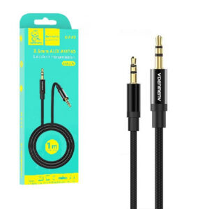 Denmen kabel stereo oplot Jack 3,5mm - Jack 3,5mm 1m DX03